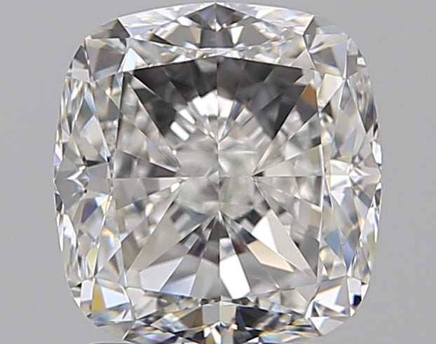 2.5 Carat Cushion Natural Diamond with  Cut Diamond in 14KT  view 1

