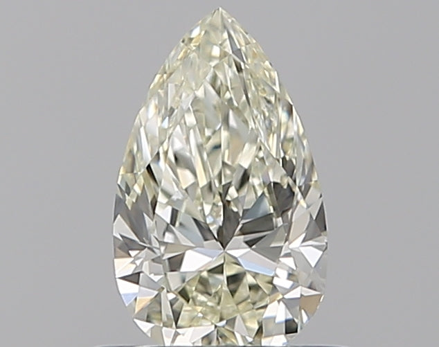 0.51 Carat Pear Natural Diamond with  Cut Diamond in 14KT  view 1
