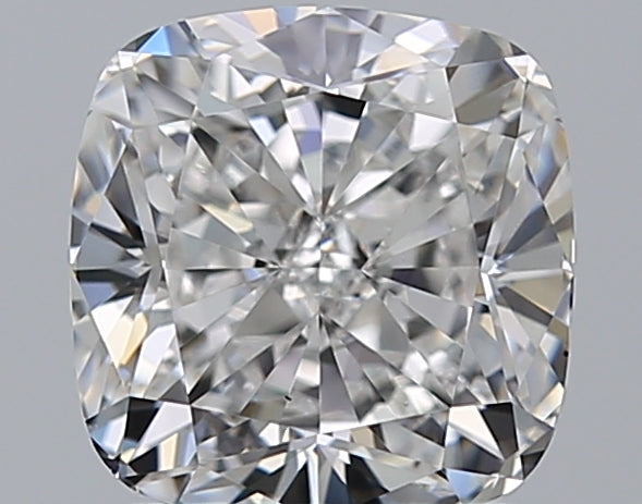 1.75 Carat Cushion Natural Diamond with  Cut Diamond in 14KT  view 1
