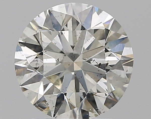 1.41 Carat Round Natural Diamond with  Cut Diamond in 14KT  view 1
