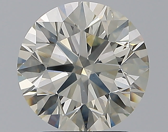 1.91 Carat Round Natural Diamond with  Cut Diamond in 14KT  view 1
