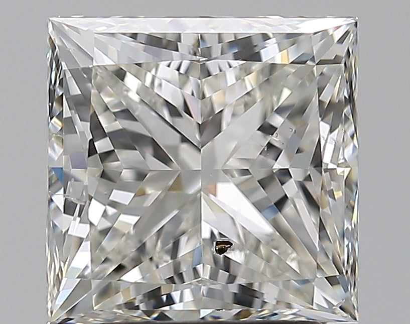 2.7 Carat Princess Natural Diamond with  Cut Diamond in 14KT  view 1
