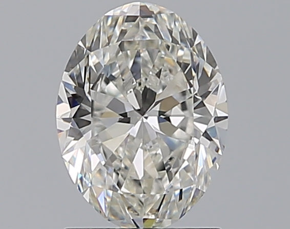 1.51 Carat Oval Natural Diamond with  Cut Diamond in 14KT  view 1
