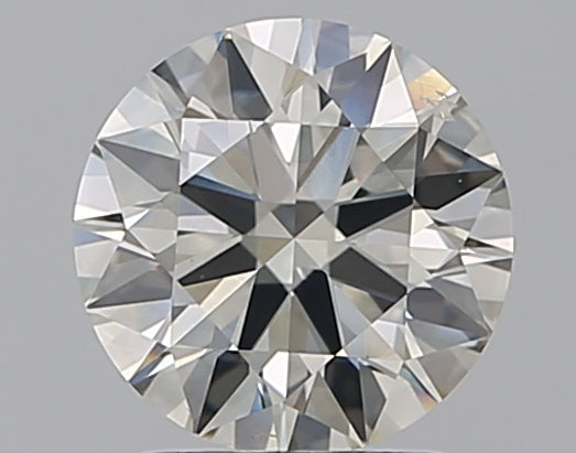 1.7 Carat Round Natural Diamond with  Cut Diamond in 14KT  view 1

