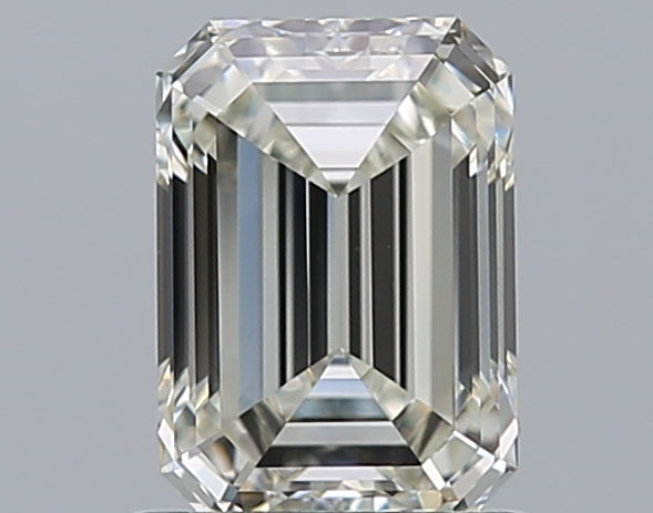 1.01 Carat Emerald Natural Diamond with  Cut Diamond in 14KT  view 1
