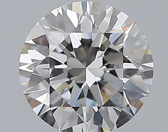 0.56 Carat Round Natural Diamond with  Cut Diamond in 14KT  view 1
