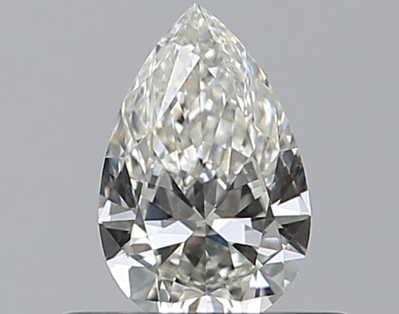 0.32 Carat Pear Natural Diamond with  Cut Diamond in 14KT  view 1
