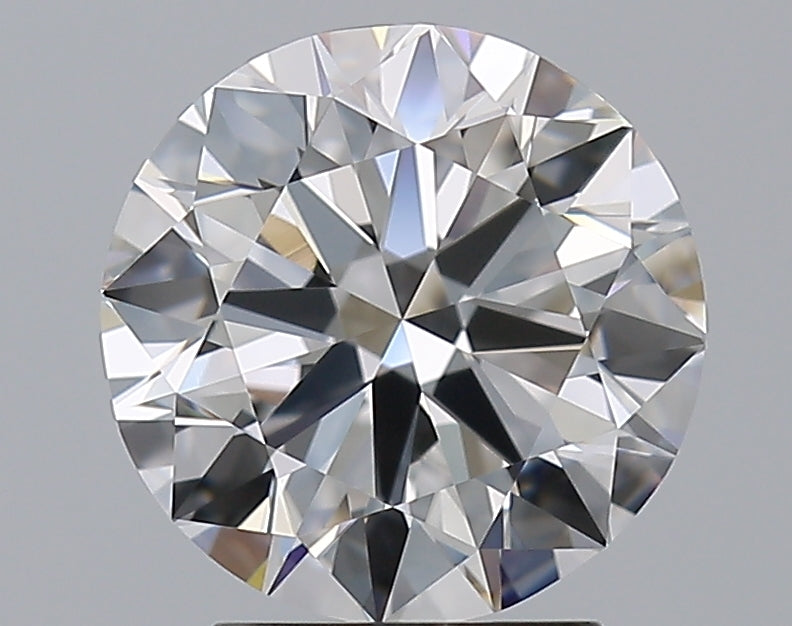 3.0 Carat Round Natural Diamond with  Cut Diamond in 14KT  view 1
