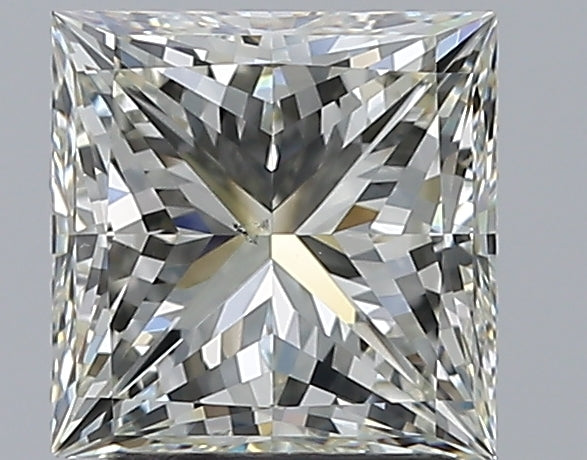 2.0 Carat Princess Natural Diamond with  Cut Diamond in 14KT  view 1
