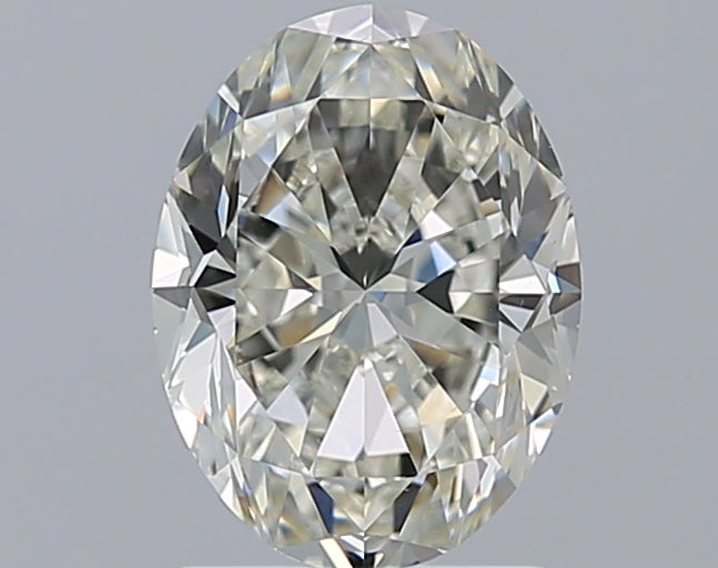 1.91 Carat Oval Natural Diamond with  Cut Diamond in 14KT  view 1
