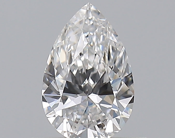 0.5 Carat Pear Natural Diamond with  Cut Diamond in 14KT  view 1
