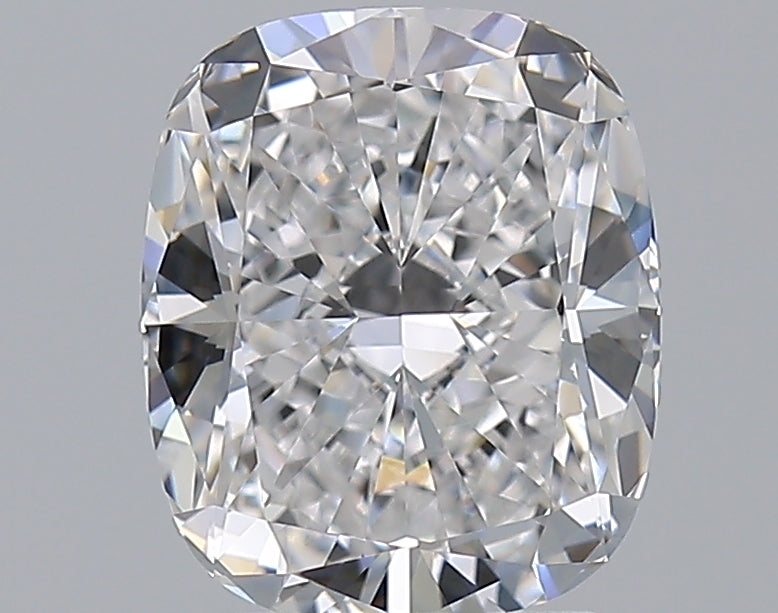 3.2 Carat Cushion Natural Diamond with  Cut Diamond in 14KT  view 1
