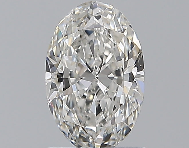 1.0 Carat Oval Natural Diamond with  Cut Diamond in 14KT  view 1
