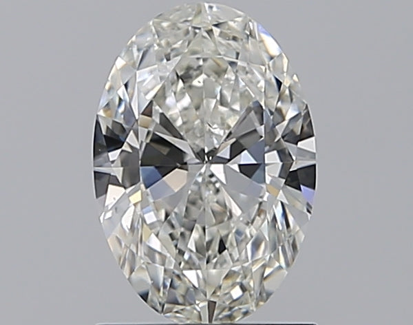 1.2 Carat Oval Natural Diamond with  Cut Diamond in 14KT  view 1
