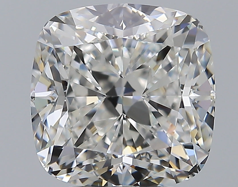 4.02 Carat Cushion Natural Diamond with  Cut Diamond in 14KT  view 1
