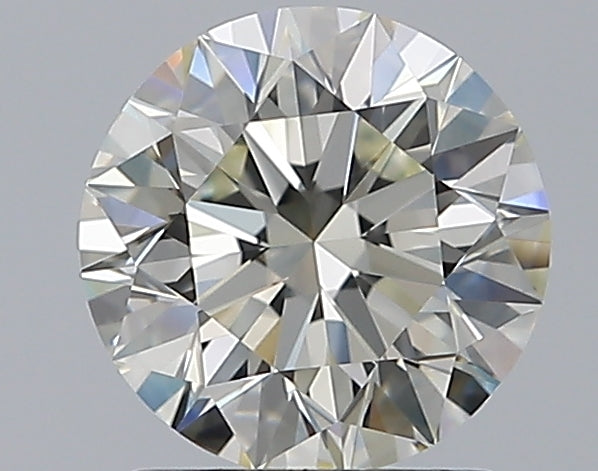1.4 Carat Round Natural Diamond with  Cut Diamond in 14KT  view 1
