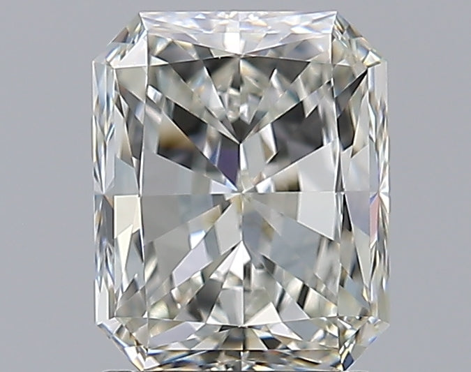 2.06 Carat Radiant Natural Diamond with  Cut Diamond in 14KT  view 1
