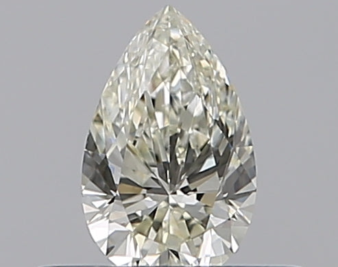 0.31 Carat Pear Natural Diamond with  Cut Diamond in 14KT  view 1
