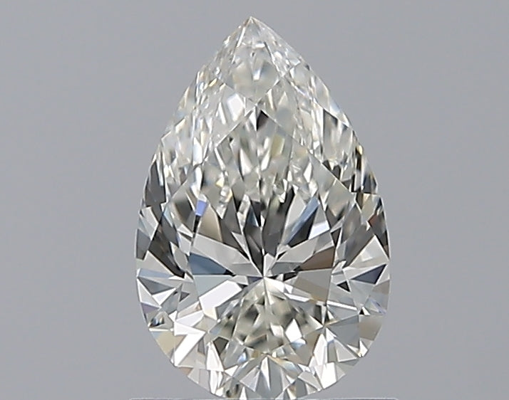 0.97 Carat Pear Natural Diamond with  Cut Diamond in 14KT  view 1
