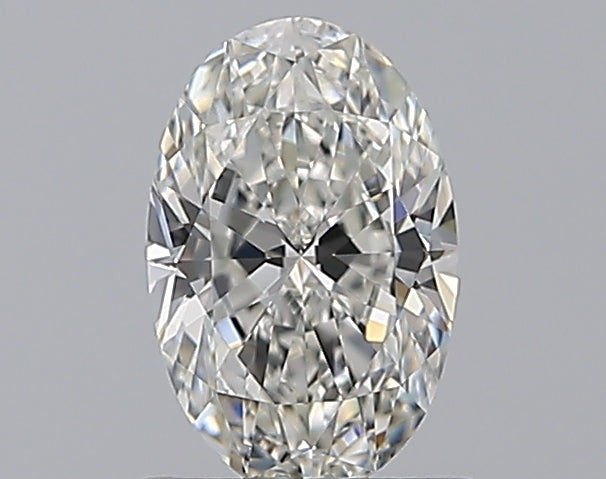 0.75 Carat Oval Natural Diamond with  Cut Diamond in 14KT  view 1
