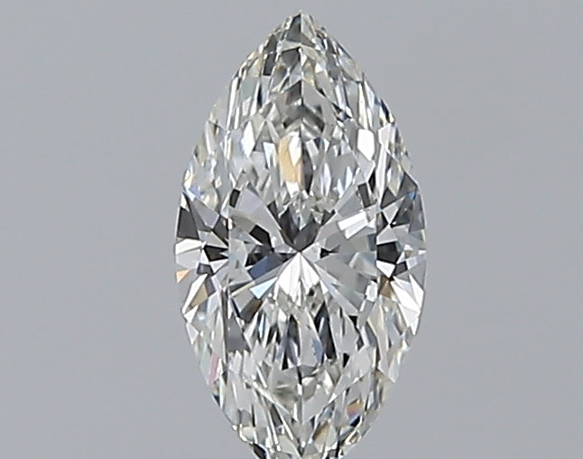 0.52 Carat Marquise Natural Diamond with  Cut Diamond in 14KT  view 1
