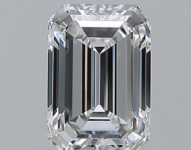 1.5 Carat Emerald Natural Diamond with  Cut Diamond in 14KT  view 1
