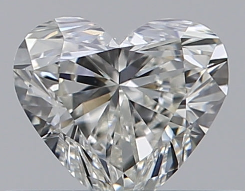 0.33 Carat Heart Natural Diamond with  Cut Diamond in 14KT  view 1
