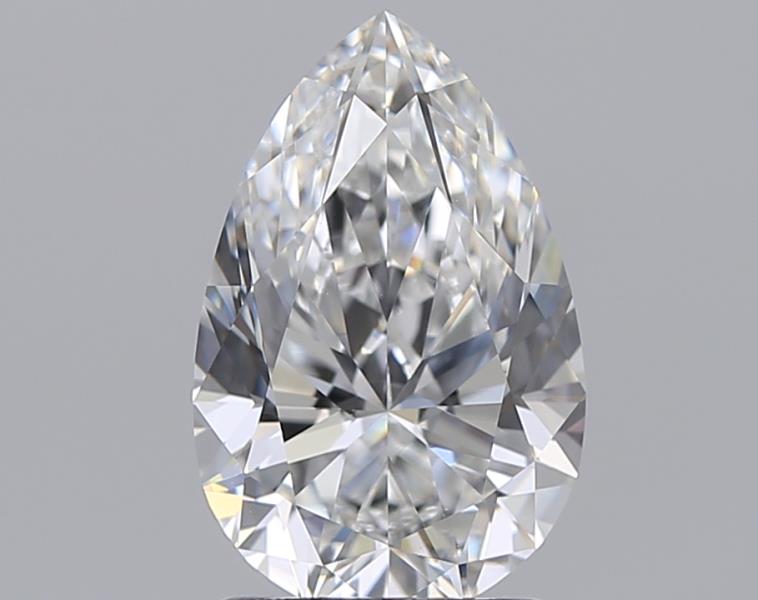 1.72 Carat Pear Natural Diamond with  Cut Diamond in 14KT  view 1

