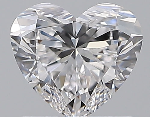 1.01 Carat Heart Natural Diamond with  Cut Diamond in 14KT  view 1
