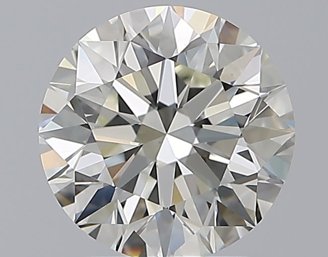 2.0 Carat Round Natural Diamond with  Cut Diamond in 14KT  view 1
