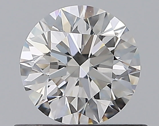0.57 Carat Round Natural Diamond with  Cut Diamond in 14KT  view 1

