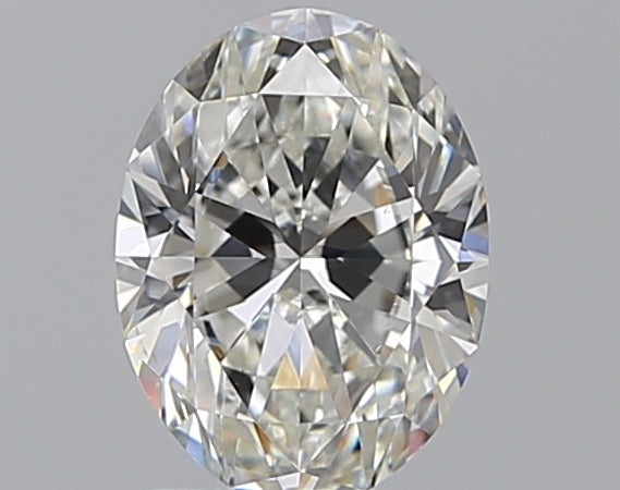 1.3 Carat Oval Natural Diamond with  Cut Diamond in 14KT  view 1
