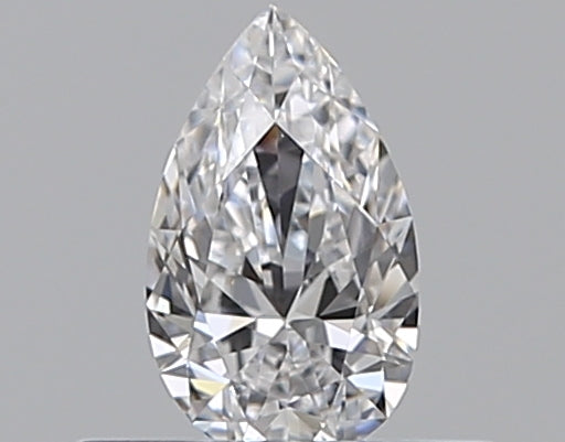 0.31 Carat Pear Natural Diamond with  Cut Diamond in 14KT  view 1
