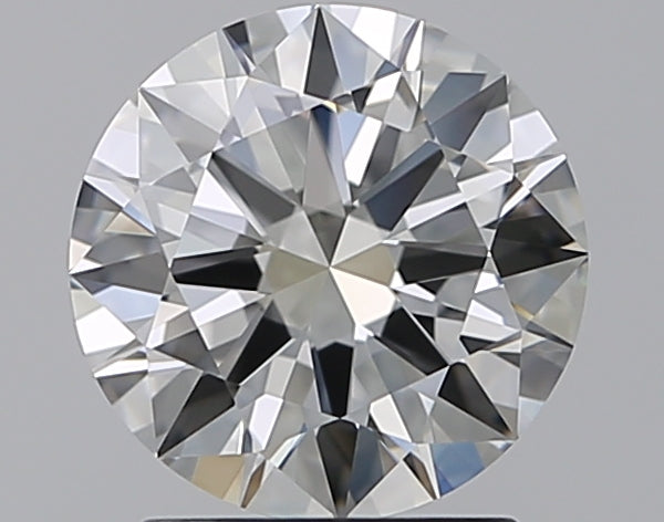 1.85 Carat Round Natural Diamond with  Cut Diamond in 14KT  view 1
