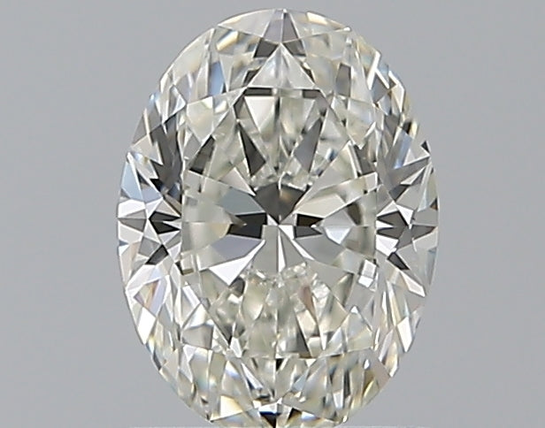 1.01 Carat Oval Natural Diamond with  Cut Diamond in 14KT  view 1
