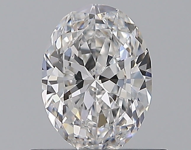 0.55 Carat Oval Natural Diamond with  Cut Diamond in 14KT  view 1
