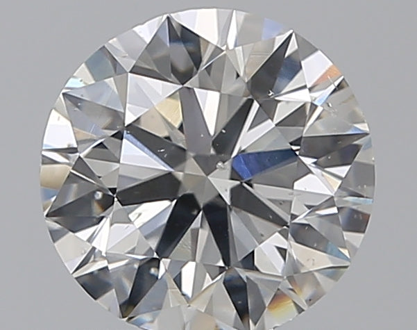 1.5 Carat Round Natural Diamond with  Cut Diamond in 14KT  view 1
