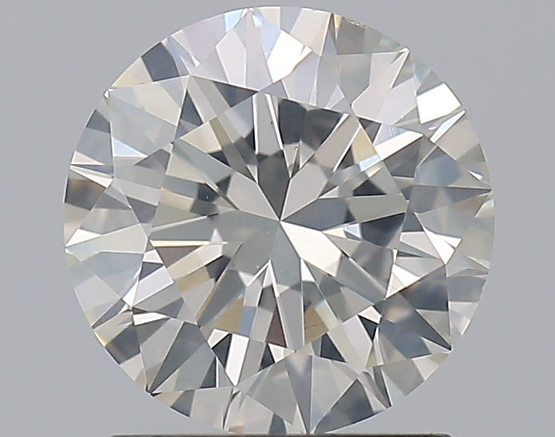 1.5 Carat Round Natural Diamond with  Cut Diamond in 14KT  view 1

