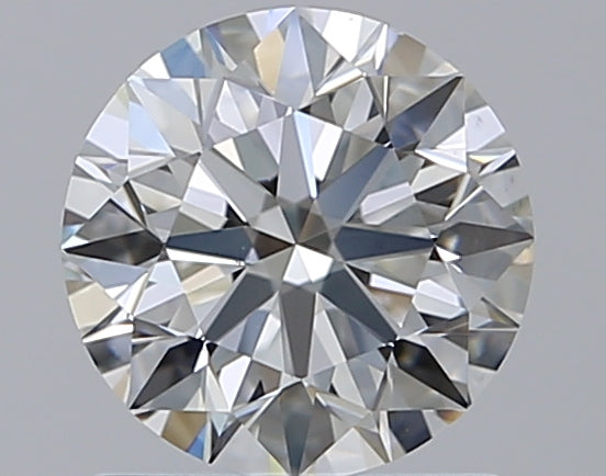1.21 Carat Round Natural Diamond with  Cut Diamond in 14KT  view 1

