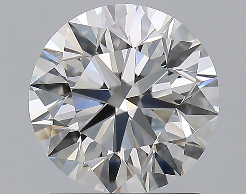 1.51 Carat Round Natural Diamond with  Cut Diamond in 14KT  view 1
