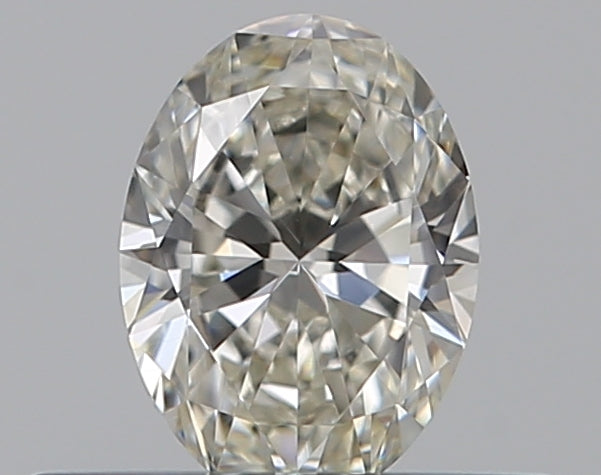0.31 Carat Oval Natural Diamond with  Cut Diamond in 14KT  view 1
