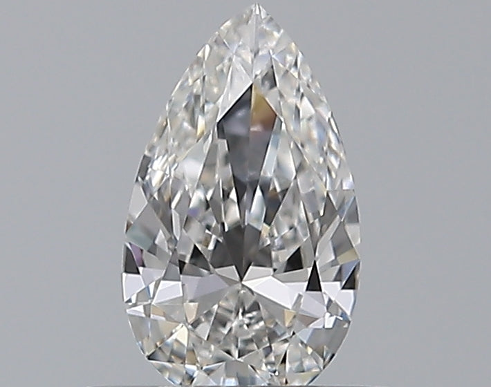 0.31 Carat Pear Natural Diamond with  Cut Diamond in 14KT  view 1
