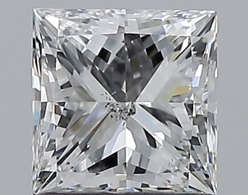 1.0 Carat Princess Natural Diamond with  Cut Diamond in 14KT  view 1
