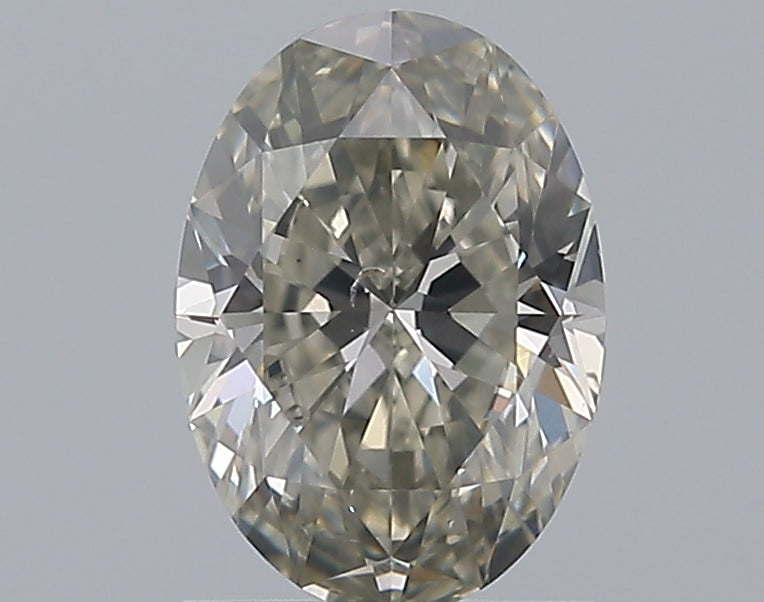 1.2 Carat Oval Natural Diamond with  Cut Diamond in 14KT  view 1
