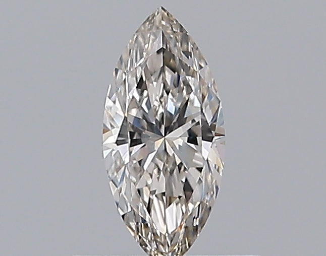 0.4 Carat Marquise Natural Diamond with  Cut Diamond in 14KT  view 1
