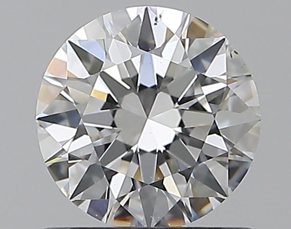 0.76 Carat Round Natural Diamond with  Cut Diamond in 14KT  view 1
