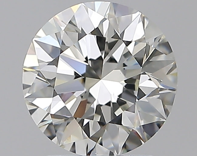 2.0 Carat Round Natural Diamond with  Cut Diamond in 14KT  view 1
