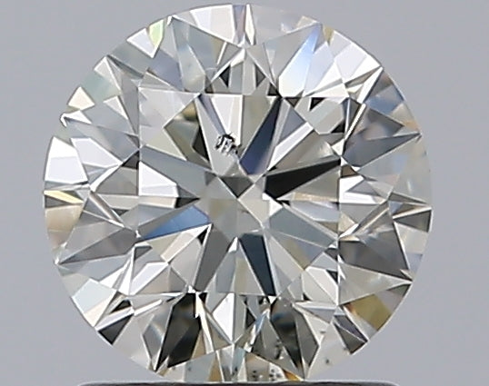 1.04 Carat Round Natural Diamond with  Cut Diamond in 14KT  view 1
