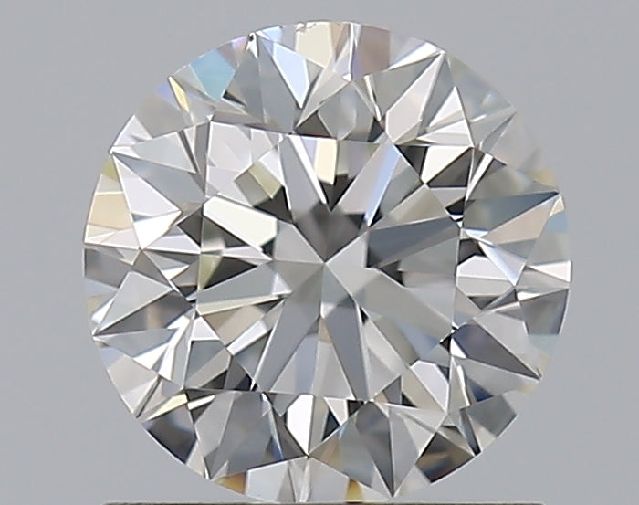 1.01 Carat Round Natural Diamond with  Cut Diamond in 14KT  view 1

