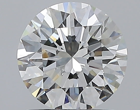 1.01 Carat Round Natural Diamond with  Cut Diamond in 14KT  view 1
